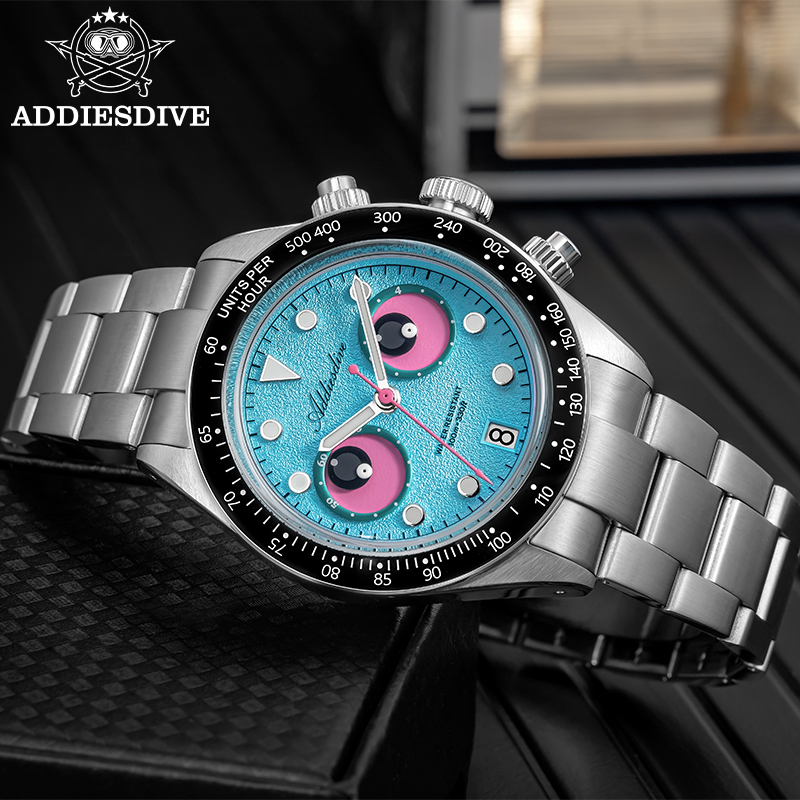 Luxury Watch Second Hand - ADDIESDIVE Orologio di Lusso in Acciaio