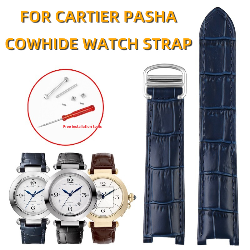 Luxury Watch Cartier - Cinturino per orologio in vera pelle