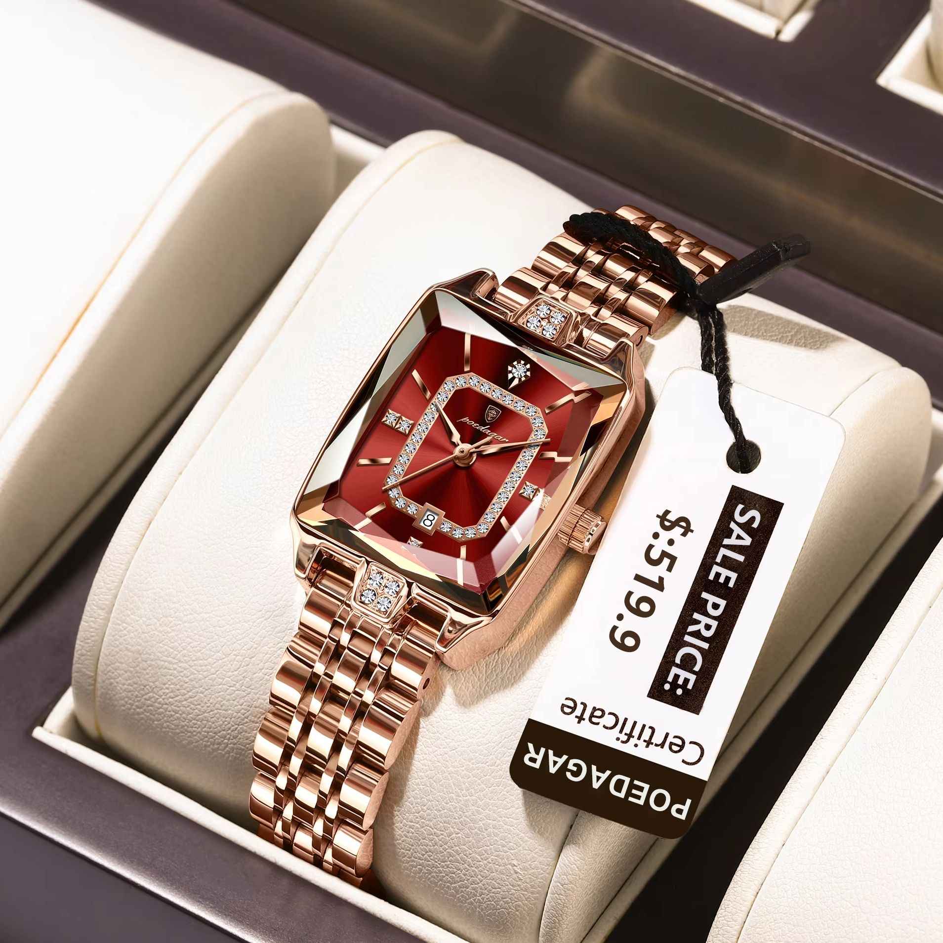 Luxury Watch Lady - POEDAGAR Orologio da polso da donna