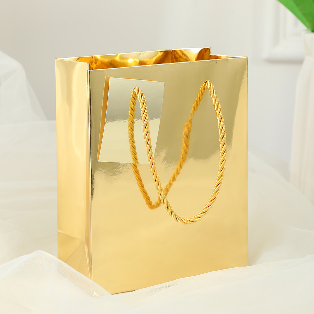 Luxury Watch House - Sacchetto regalo laminato con carta d'oro