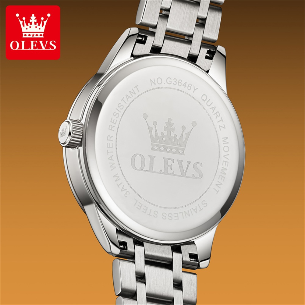 OLEVS Moon Phase orologi da uo - Luxury Watch Brand recensione e prezzo