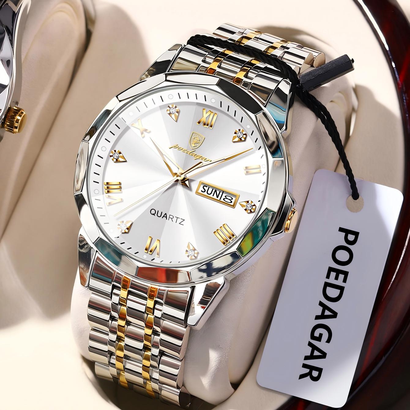 POEDAGAR Orologio da uomo orig - Luxury Watch Cartier recensione e prezzo