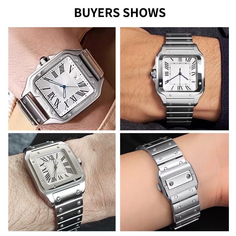Cinturino per orologio in acci - Luxury Watch Cartier recensione e prezzo