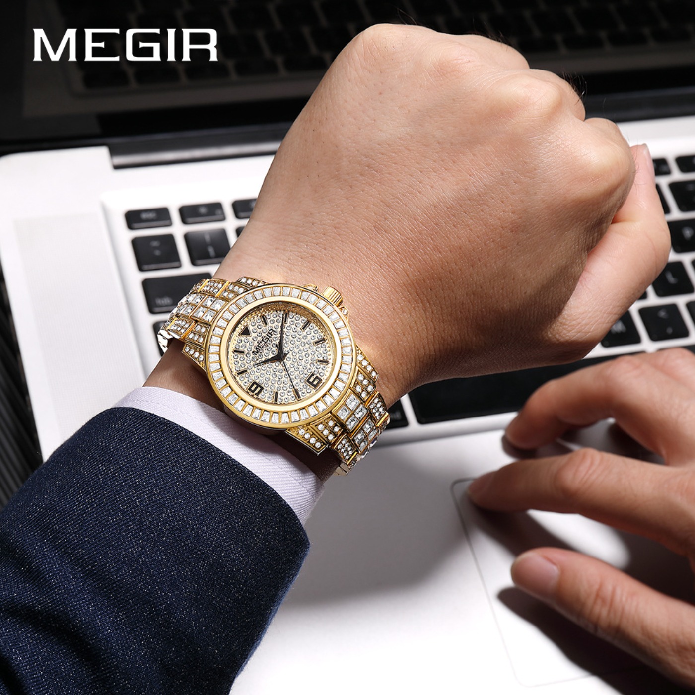 MEGIR Orologi di Lusso con Dia - Luxury Watch With Bracelet recensione e prezzo