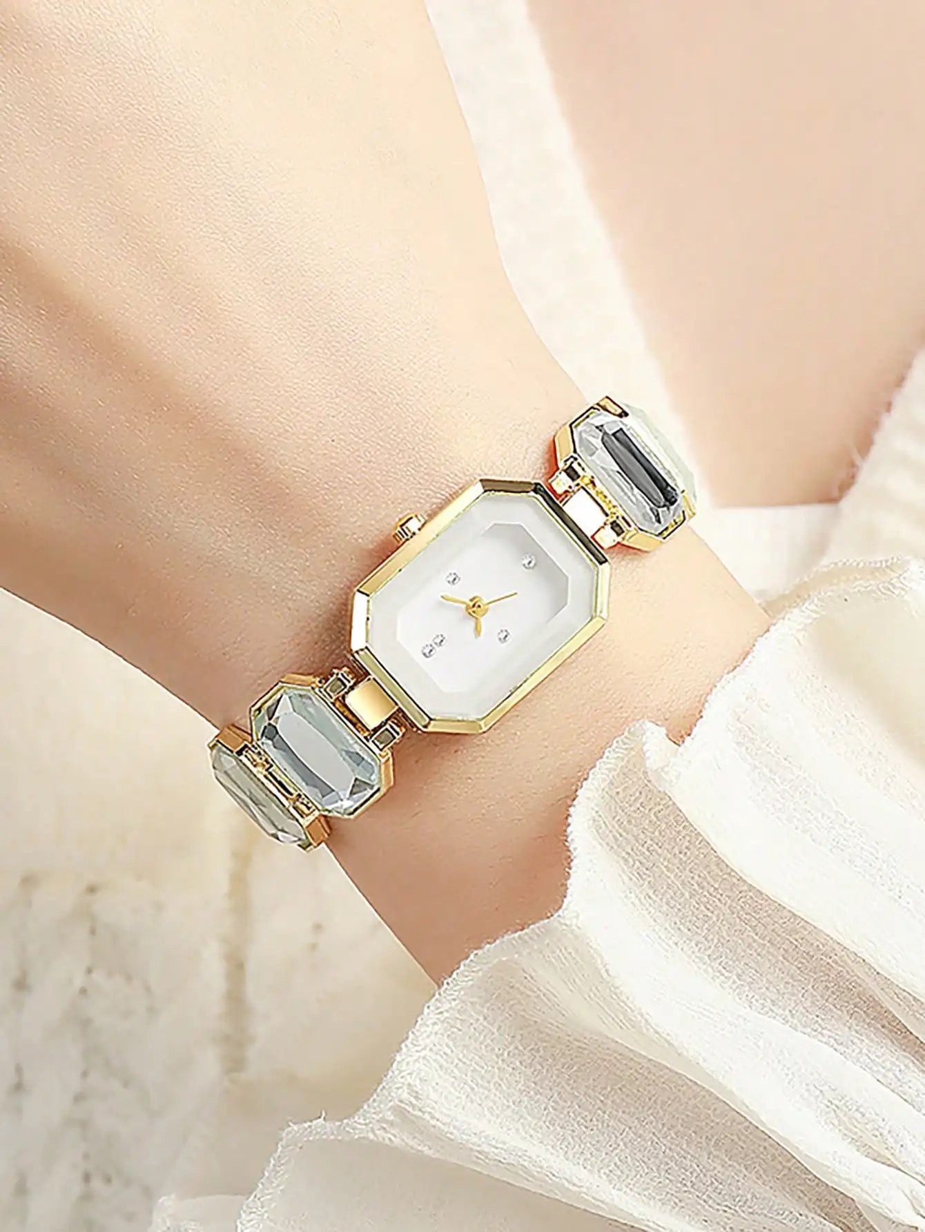 Orologio quadrato da donna Oro - Luxury Watch Lady recensione e prezzo