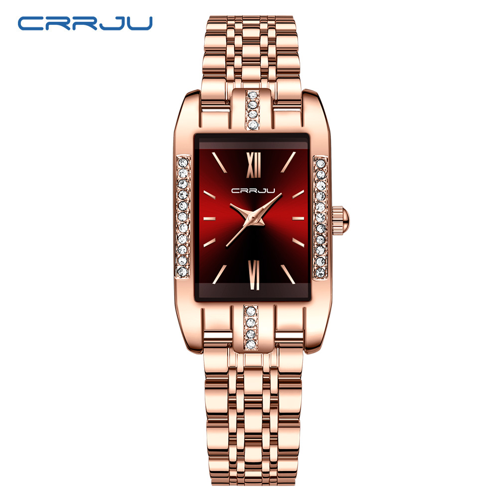 CRRJU Orologio quadrato di lus - Luxury Watch Lady recensione e prezzo