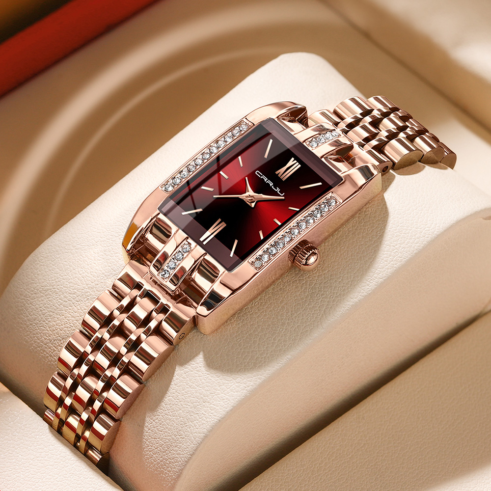 CRRJU Orologio quadrato di lus - Luxury Watch Lady recensione e prezzo